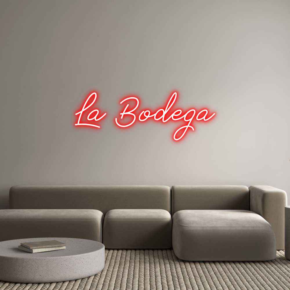 Neon personalizado: La Bodega