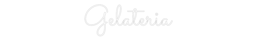 Neon personalizado: Gelateria