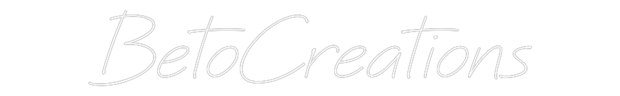 Neon personalizado: BetoCreations