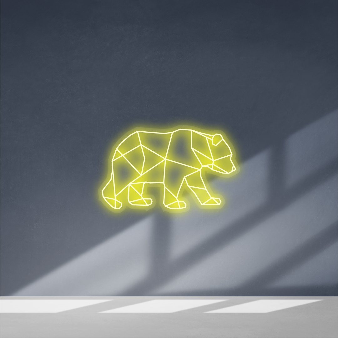 Cartel neon  Oso