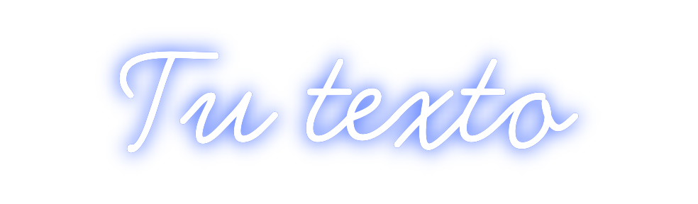 Custom Neon: Tu texto