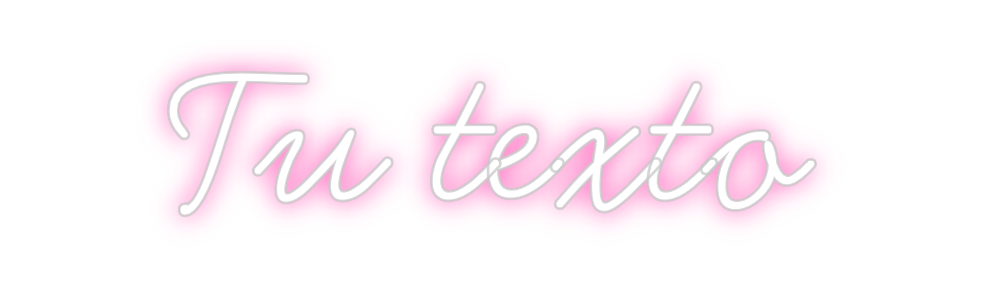 Custom Neon: Tu texto