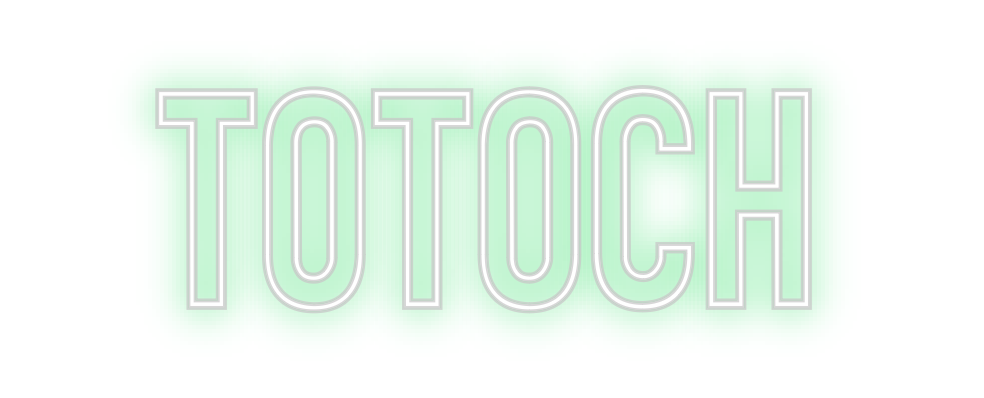 Neon personalizado: TOTOCH