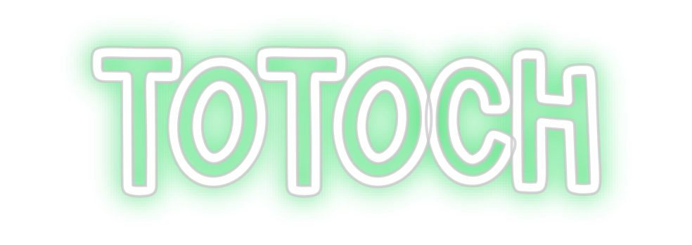 Neon personalizado: TOTOCH