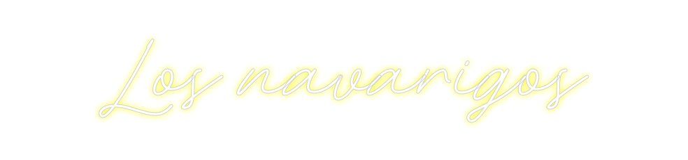 Neon personalizado: Los navarigos