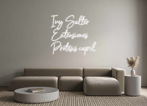 Neon personalizado: Ivy Salter
Ex...