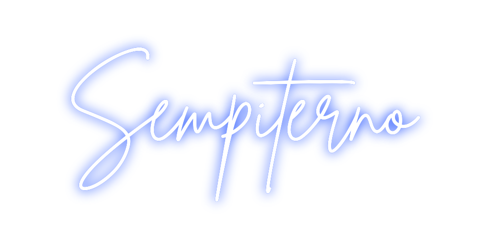 Neon personalizado: Sempiterno