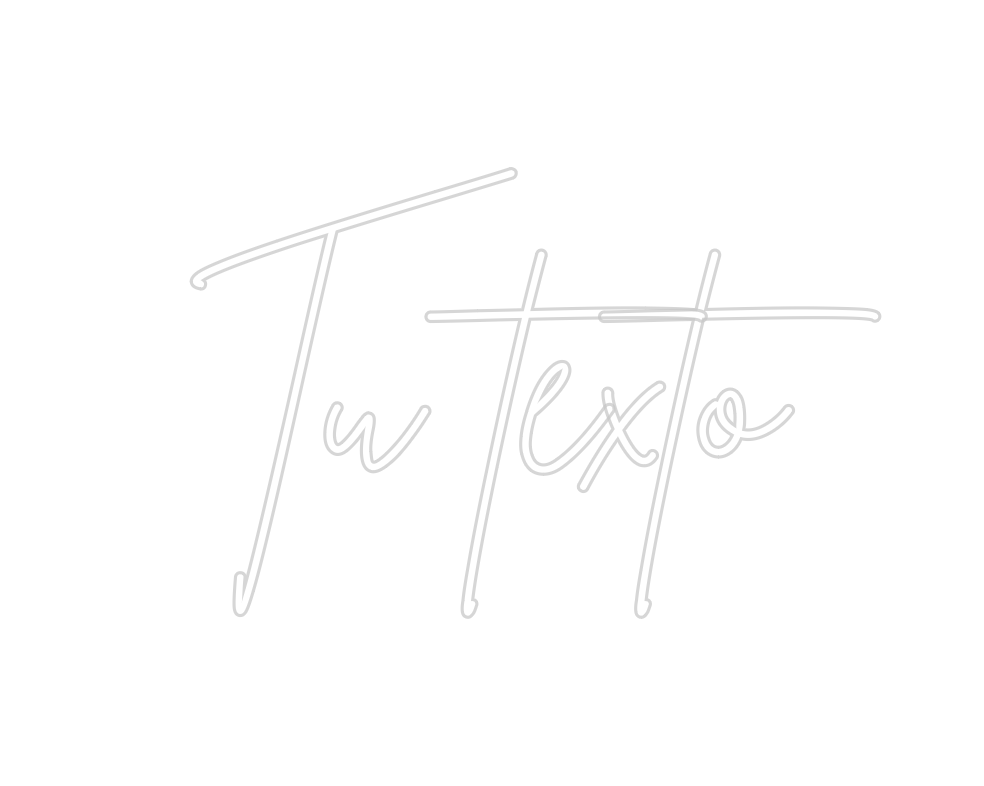 Neon personalizado: Tu texto