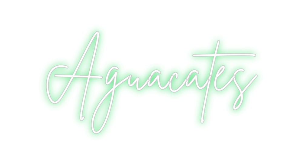 Neon personalizado: Aguacates