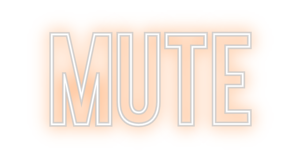 Neon personalizado: MUTE