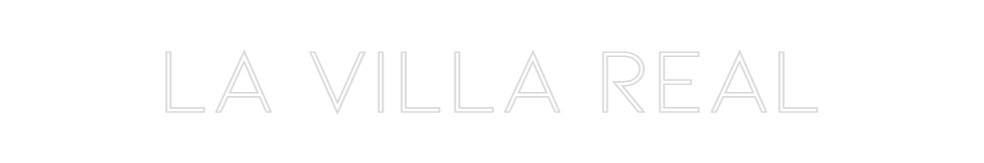Neon personalizado: LA VILLA REAL