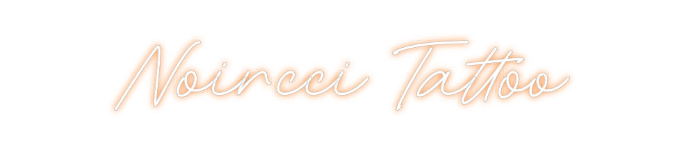 Neon personalizado: Noircci Tattoo
