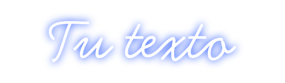 Neon personalizado: Tu texto