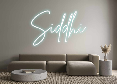 Neon personalizado: Siddhi