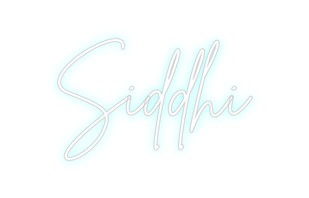 Neon personalizado: Siddhi