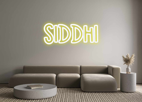 Neon personalizado: Siddhi