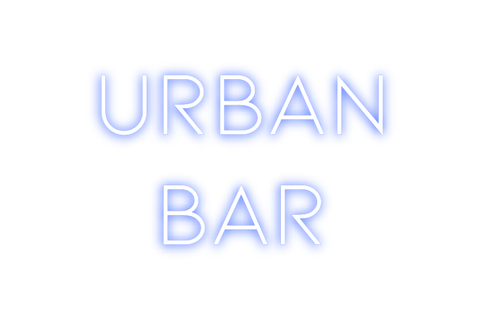 Neon personalizado: URBAN
BAr