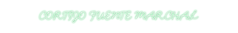 Neon personalizado: CORTIJO FUENT...