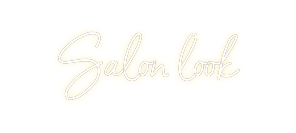 Neon personalizado: Salon look