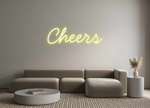 Neon personalizado: Cheers