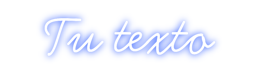 Neon personalizado: Tu texto