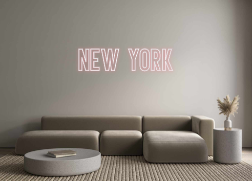 Neon personalizado: New York