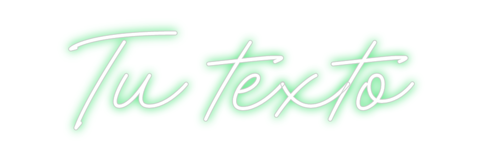 Neon personalizado: Tu texto