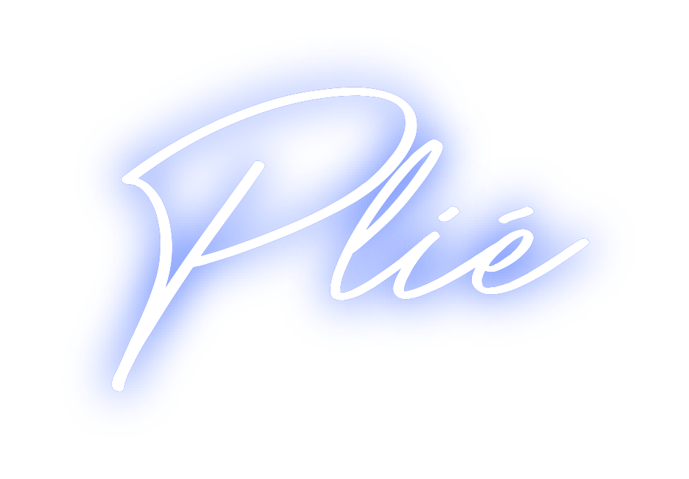 Neon personalizado: Plié