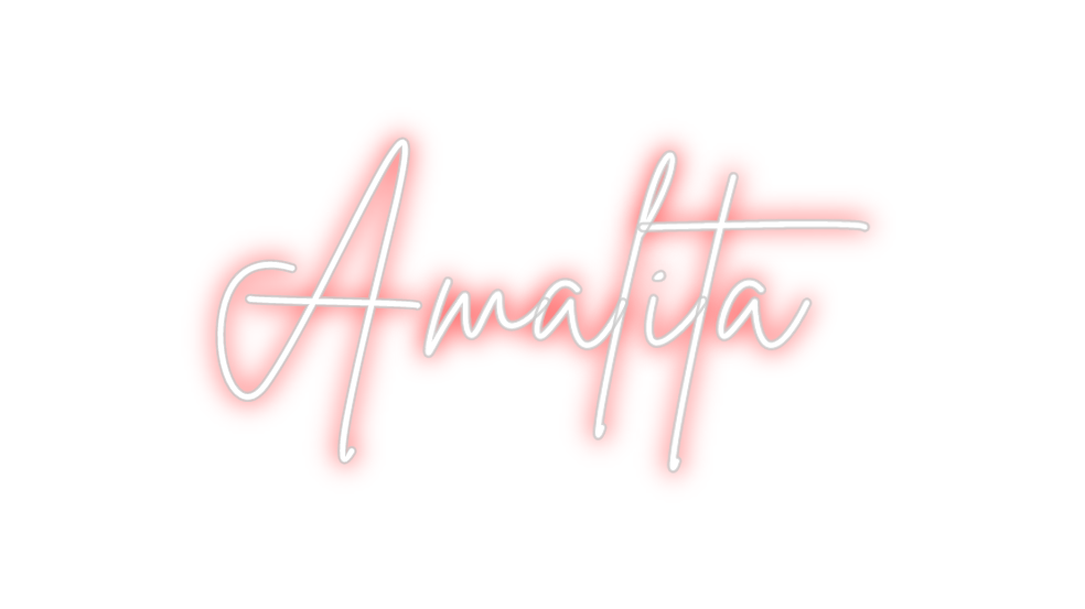 Neon personalizado: Amalita