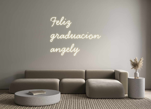 Neon personalizado: Feliz
graduac...