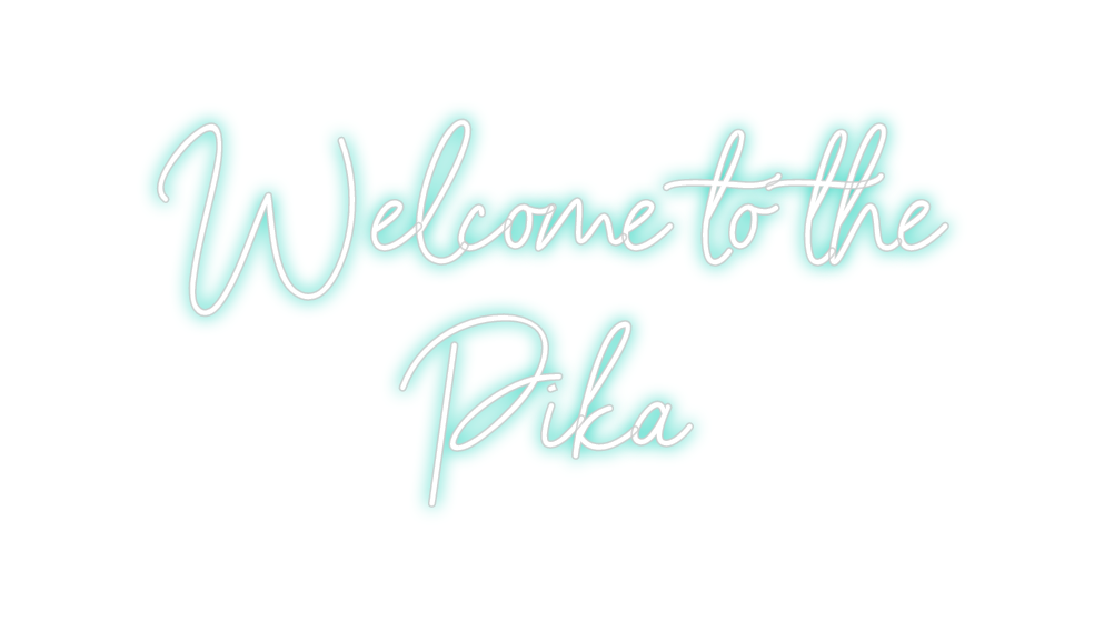 Neon personalizado: Welcome to th...