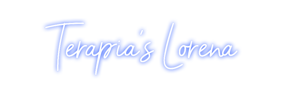 Neon personalizado: Terapia’s Lor...