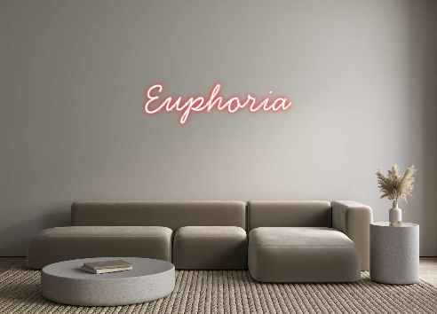 Neon personalizado: Euphoria