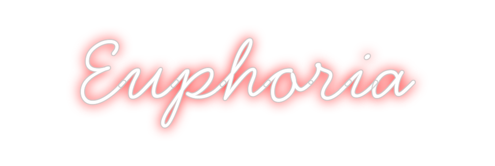 Neon personalizado: Euphoria
