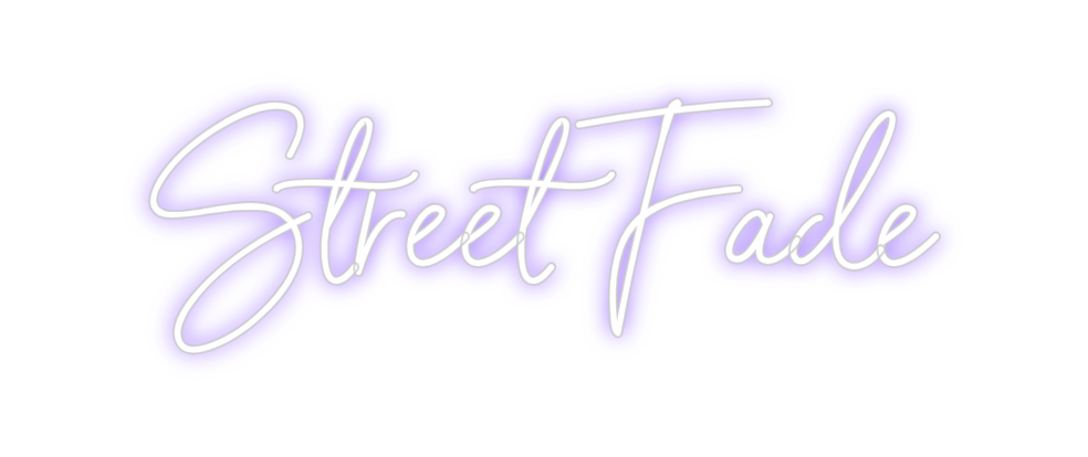Neon personalizado: Street Fade