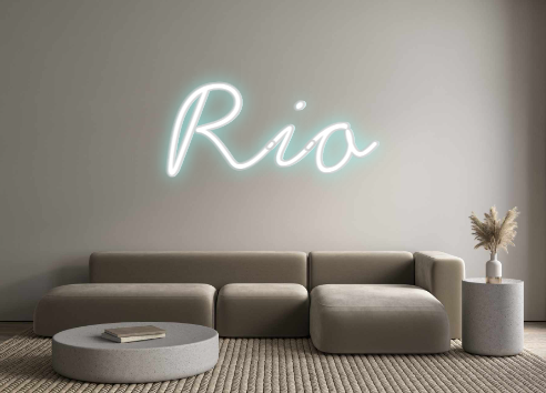 Neon personalizado: Rio