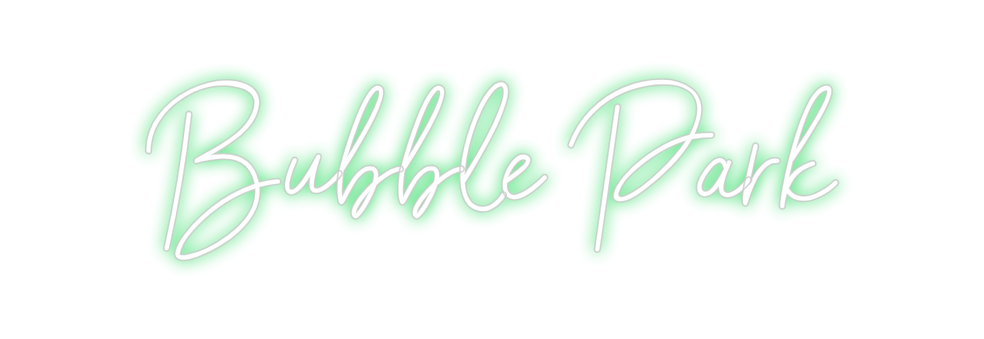 Neon personalizado: Bubble Park