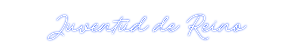 Neon personalizado: Juventud de R...