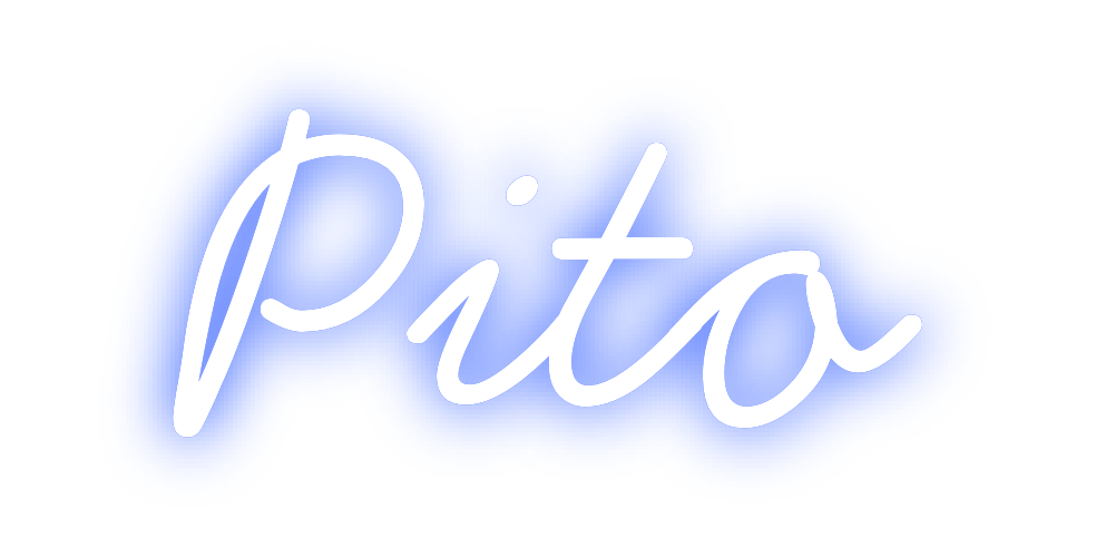 Neon personalizado: Pito
