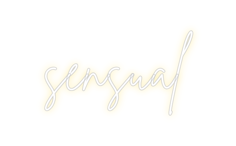 Neon personalizado: sensual