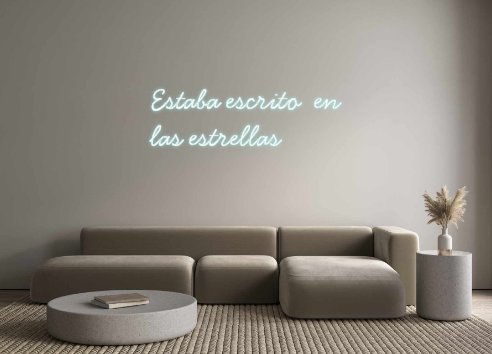 Neon personalizado: Estaba escrit...