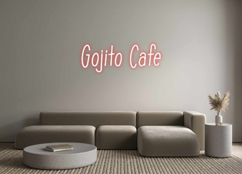 Neon personalizado: Gojito Café