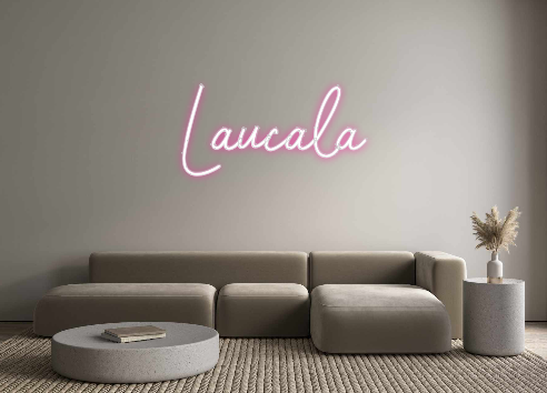 Neon personalizado: Laucala