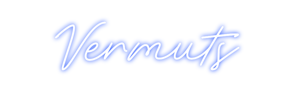 Neon personalizado: Vermuts