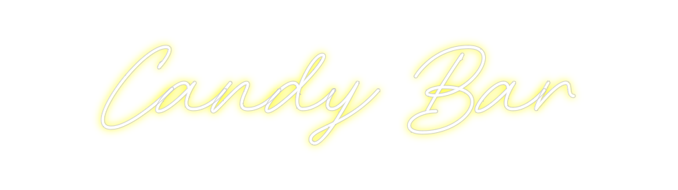 Neon personalizado: Candy Bar