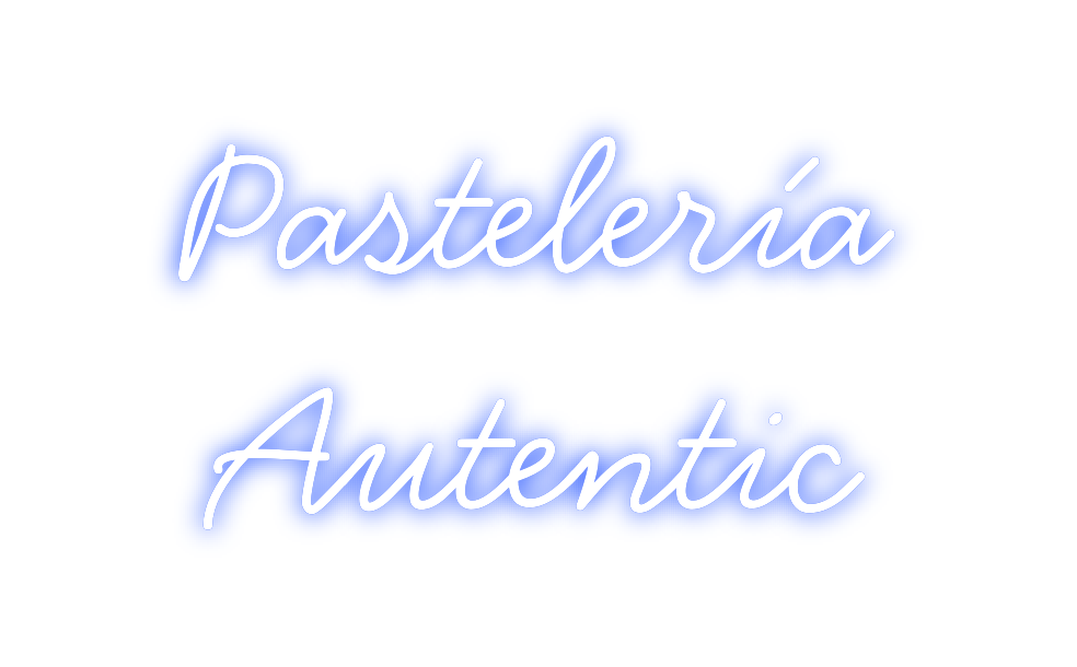 Neon personalizado: Pastelería
A...