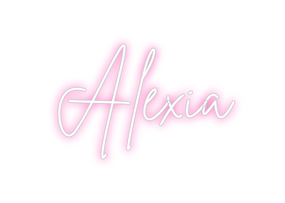 Neon personalizado: Alexia