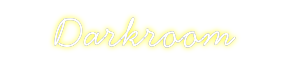 Neon personalizado: Darkroom