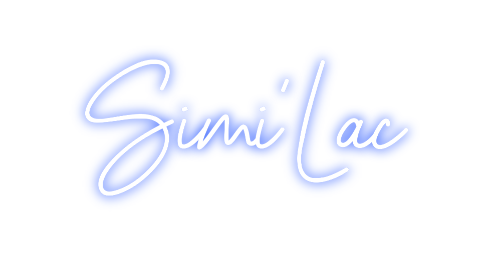 Neon personalizado: Simi'Lac