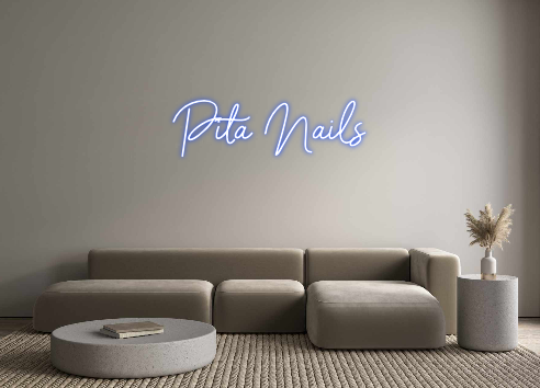 Neon personalizado: Pita Nails